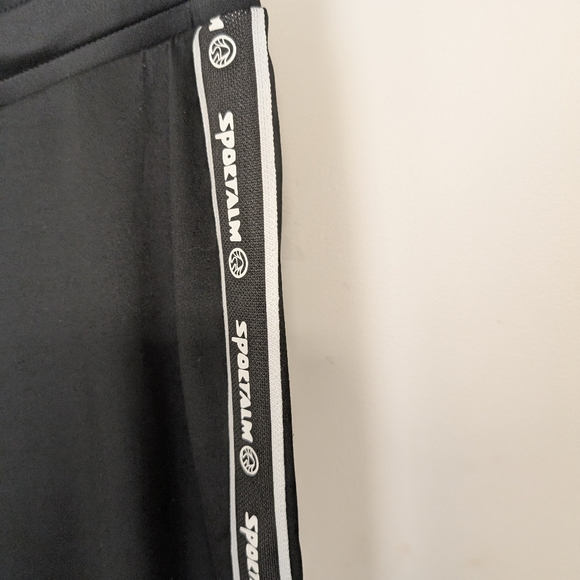SPORTALM BLACK JOGGER PANTS SIZE MEDIUM - Picture 3 of 4